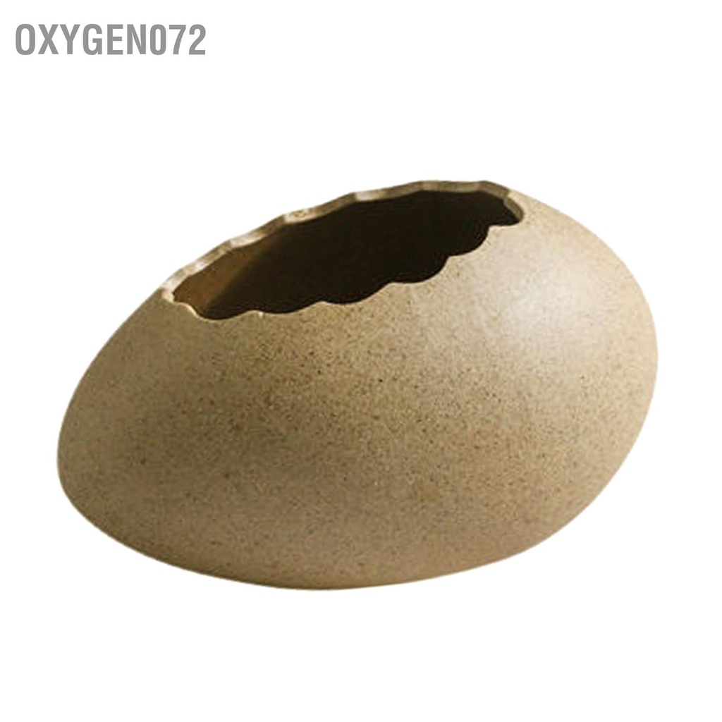 Oxygen072 Bát vỏ trứng bằng gốm trang trí giống như thật tráng miệng miễn phí độc hại cho nhà hàng gia đình