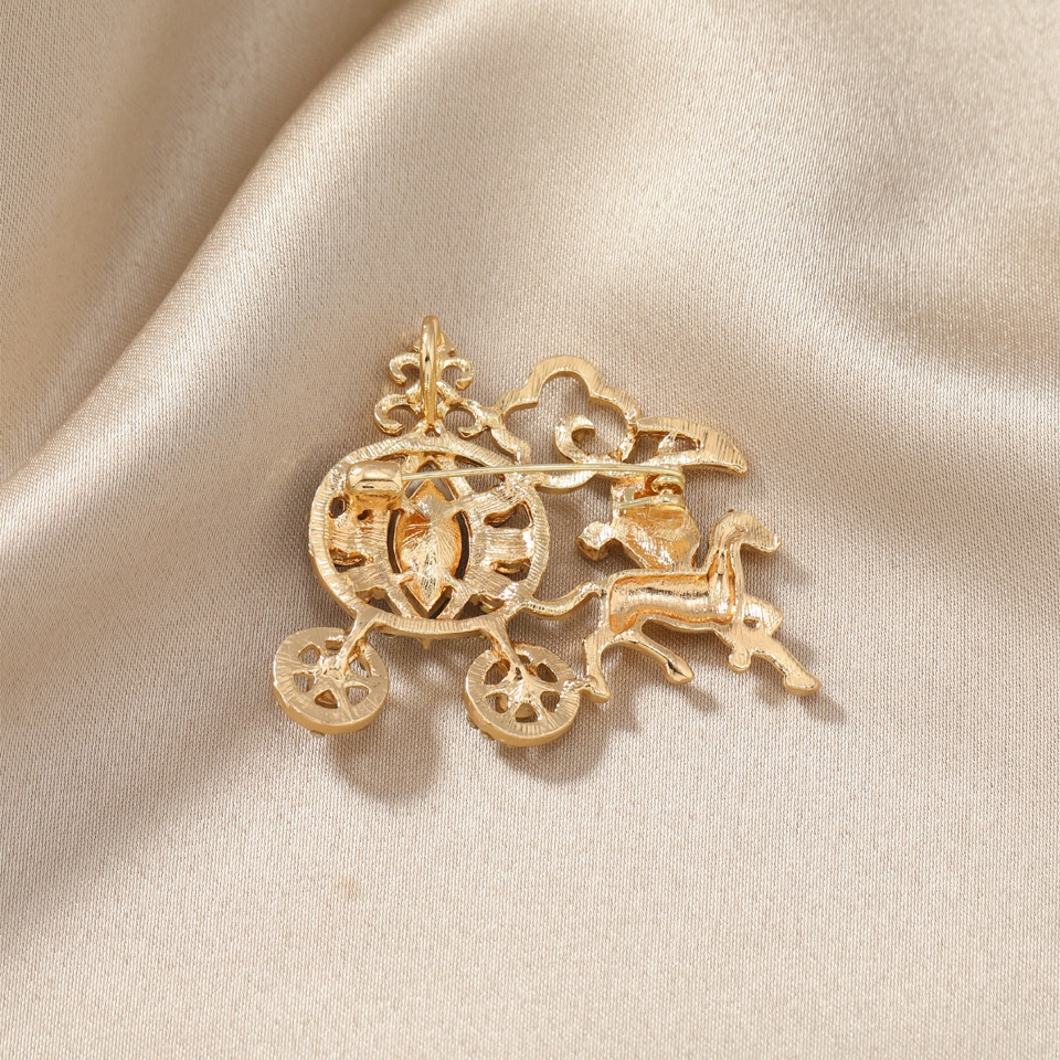 Ghim Cài Áo Đính Pha Lê Phong Cách Baroque Cổ Điển Sáng Tạo Mới Cho Nữ