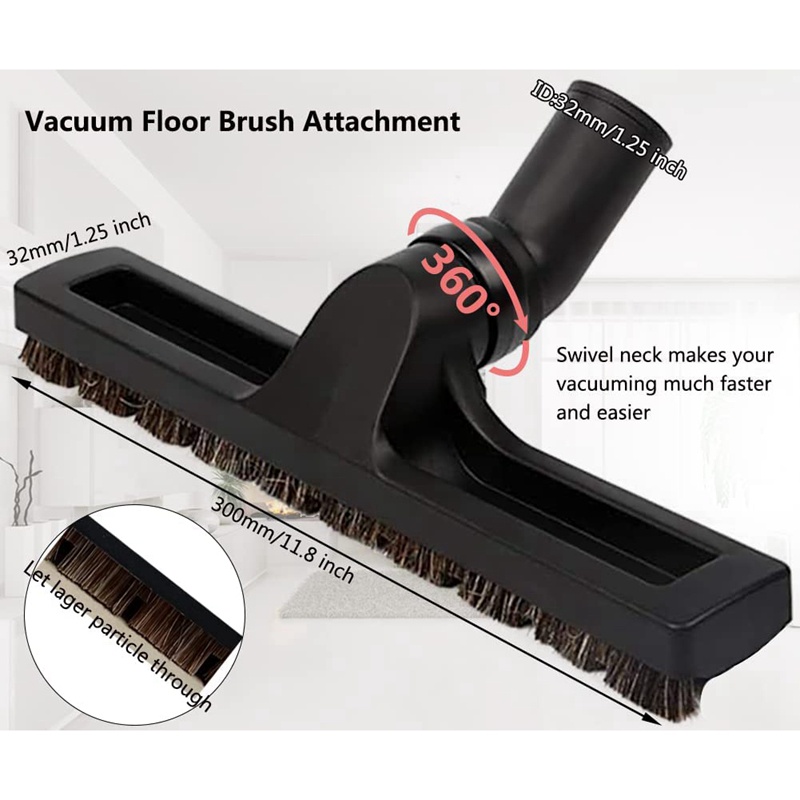 Bộ Máy Hút Bụi 32mm 1 1 / 4 Inch Kèm 2 Bàn Chải Phụ Kiện 1 7 / 8 Inch Sang 1 Inch