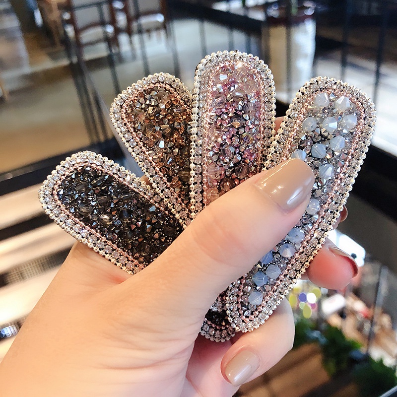 Kẹp Tóc Đính Đá Pha Lê Thời Trang Hàn Quốc AB057