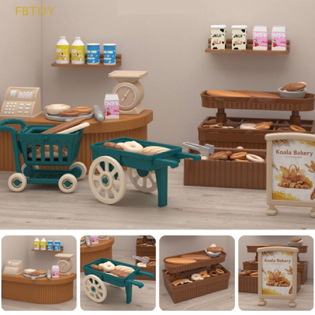 Mô Hình Đồ Chơi Phòng Ngủ / Nhà Bếp / Siêu Thị Mini Dành Cho Trẻ Em