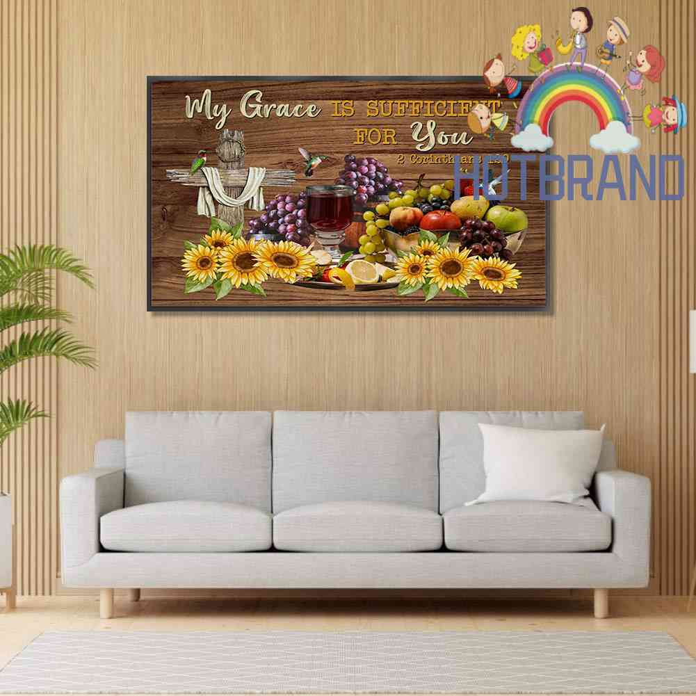 Tranh Đính Đá Kim Cương Toàn Bộ 5D DIY Hình Vẽ Hoa Hướng Dương