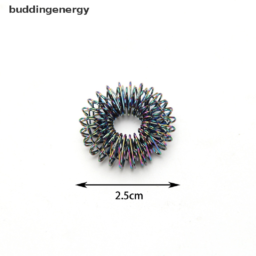 Set 5 Nhẫn Mát Xa Ngón Tay Màu Vàng Đen Giúp Thư Giãn