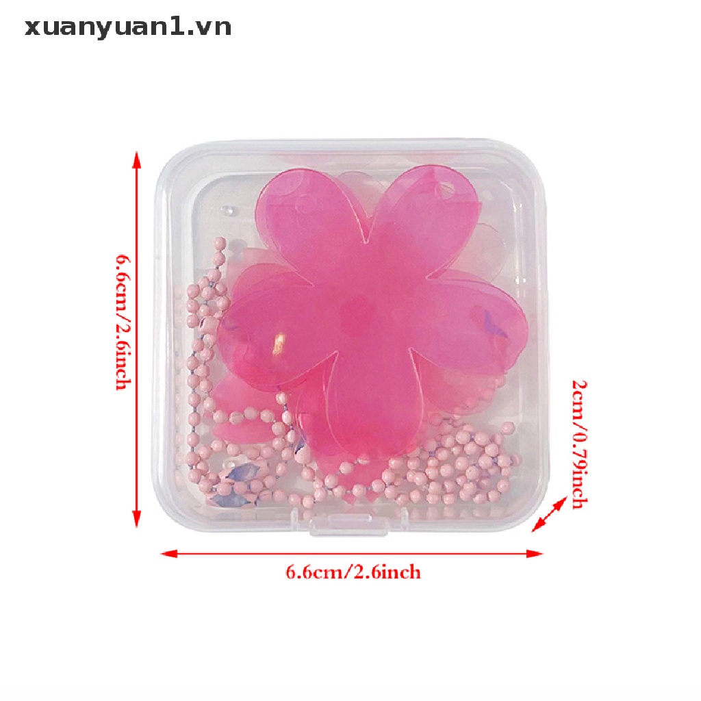 Xuan Móc Khóa Nhỏ Tự Làm Hình Chú Gà Trống / Bông Hoa Anh Đào Màu Hồng Lấp Lánh Sáng Tạo