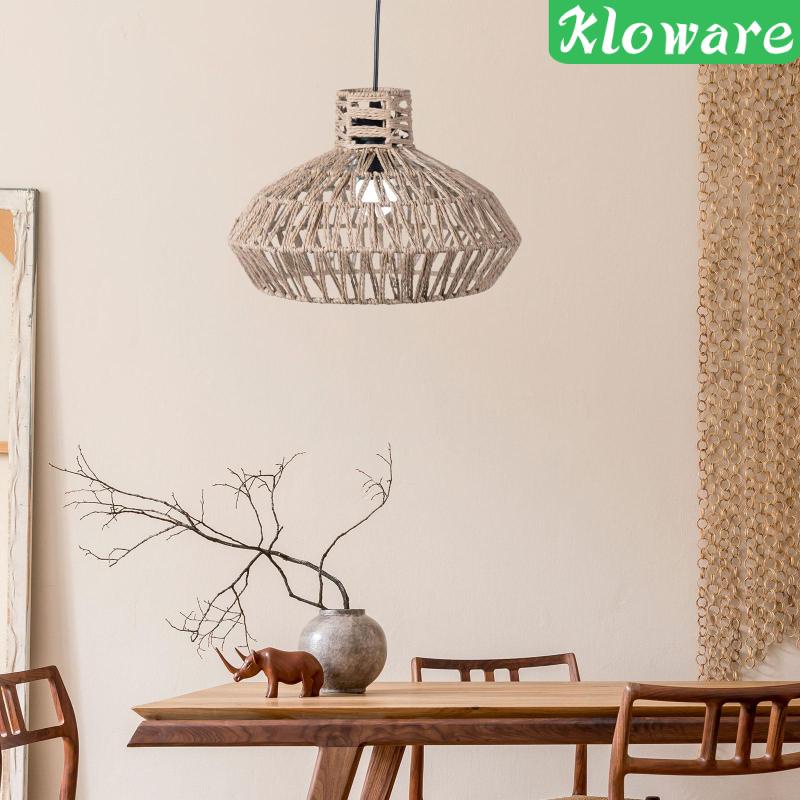 [Kloware] Chụp Đèn Trần Dây Bện Cố Định Mặt Dây Thừng