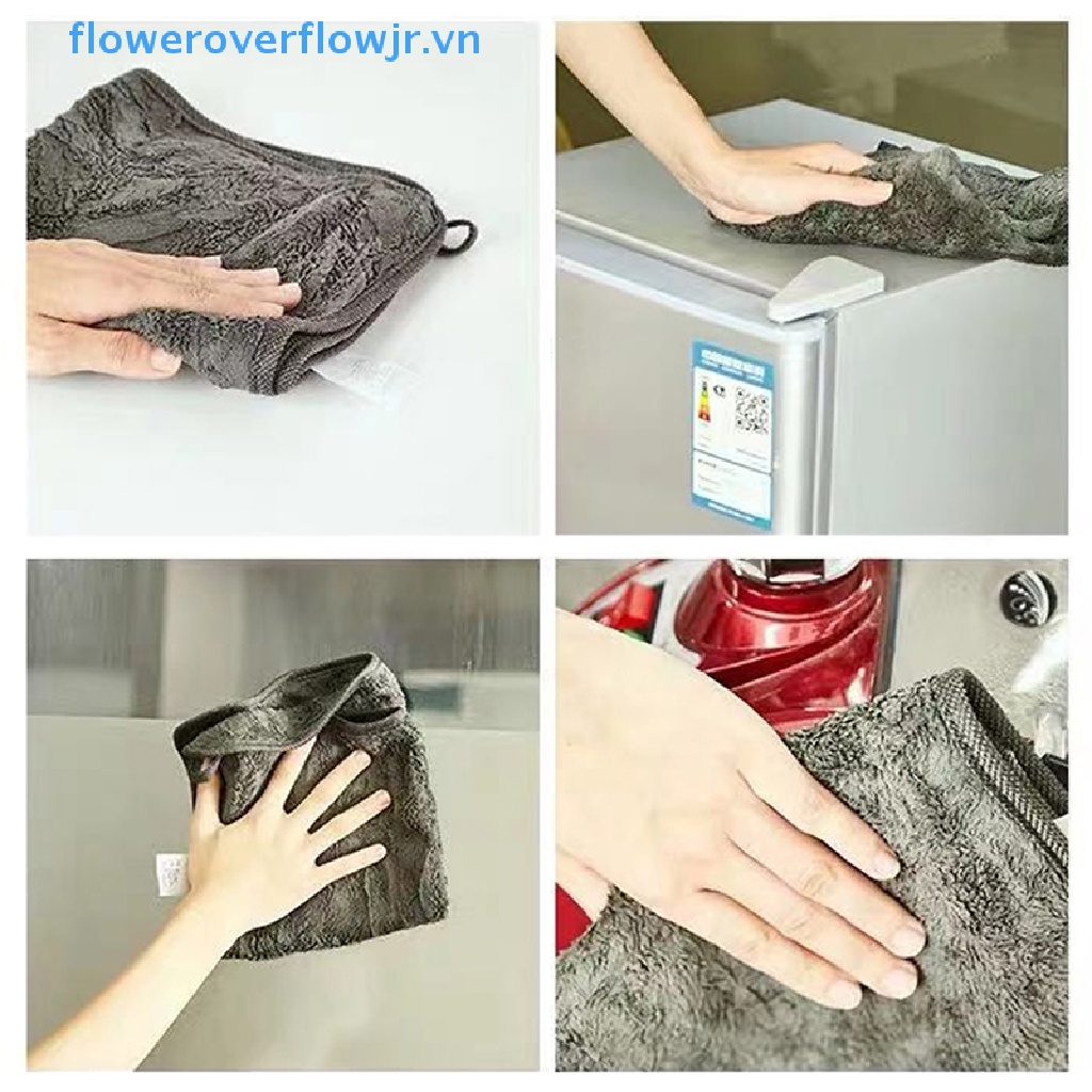 Set 3 Khăn Lau Xe Hơi Bằng Vải Vi Sợi Chất Lượng Cao