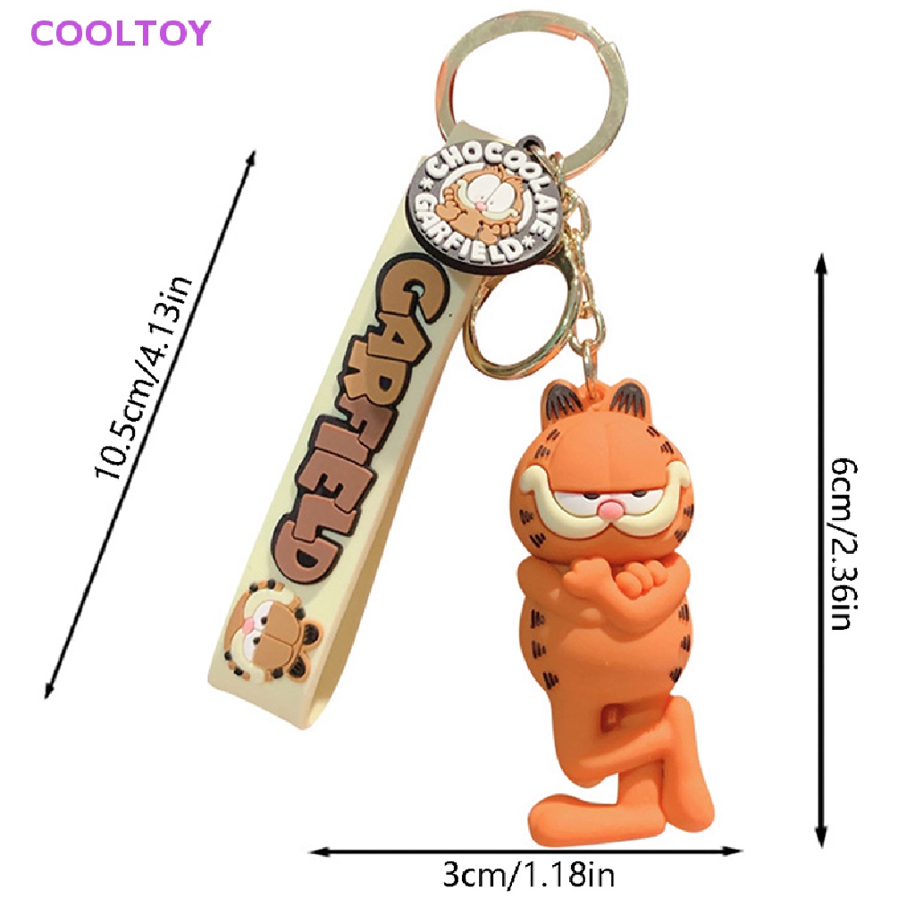 Móc Khóa Điện Thoại Hình Mèo Garfield Dễ Thương