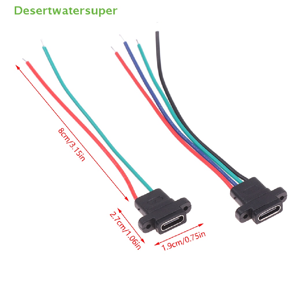 Dây Cao Su Chống Thấm Nước Cổng Sạc Nhanh DSVN Type-C 2Pin 4Pin