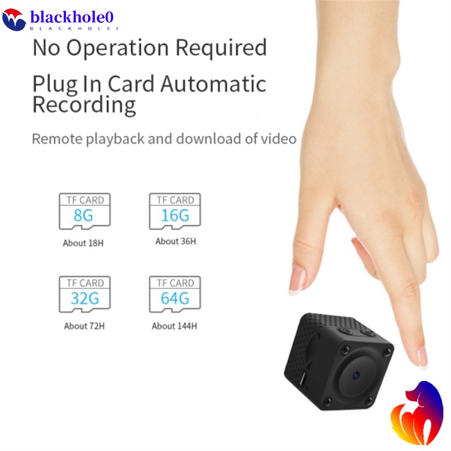 1 Bộ Máy Quay Hồng Ngoại Mini F9 1080p Hd Wifi Có Tầm Nhìn Ban Đêm Dùng Để Ghi Hình / Ghi Âm