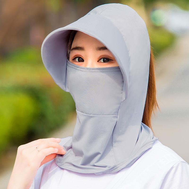 Nón Chống Nắng Chống Gió Chống Bụi Chất Liệu Lụa Băng Siêu Nhẹ Thoáng Khí
