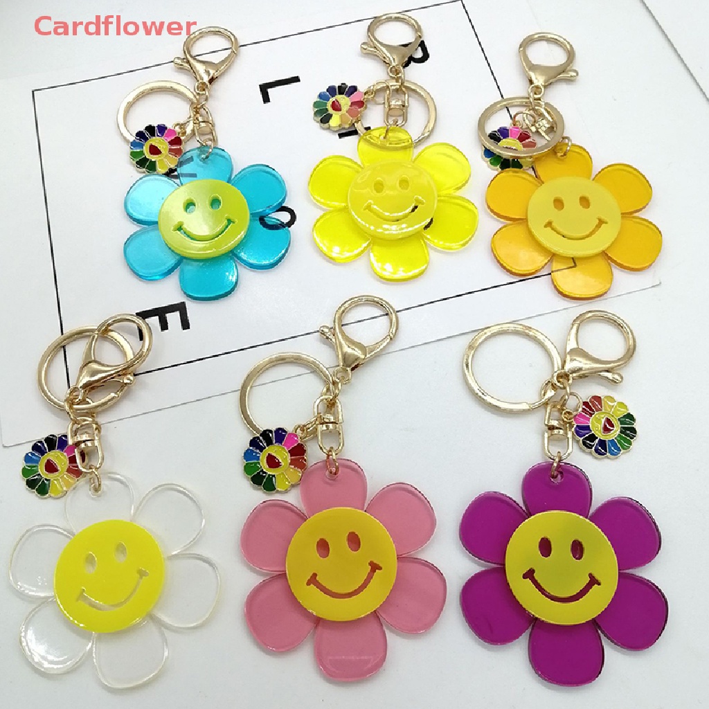 1 Móc Khóa Hình Hoa Hướng Dương Dễ Thương Mới