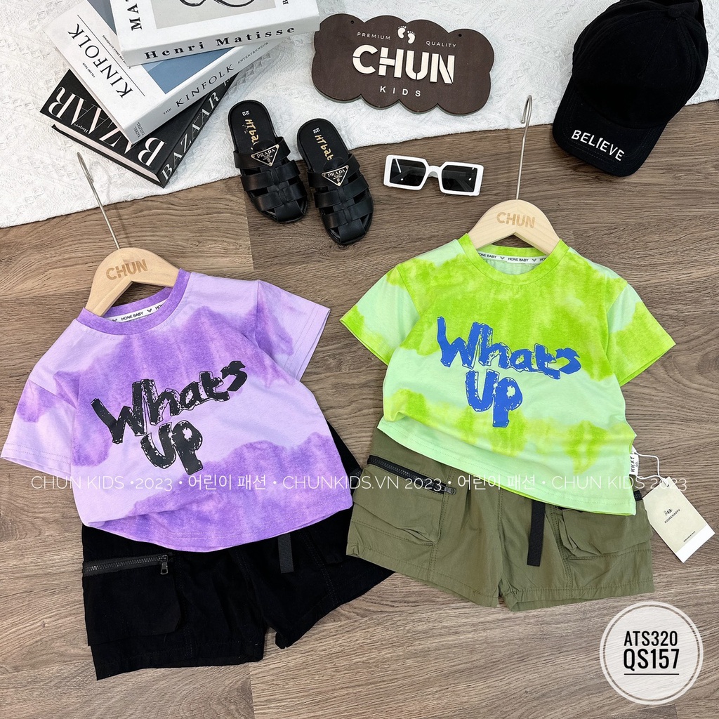 ATS320 - ÁO pull loang sáp WHATS UP cho Bé