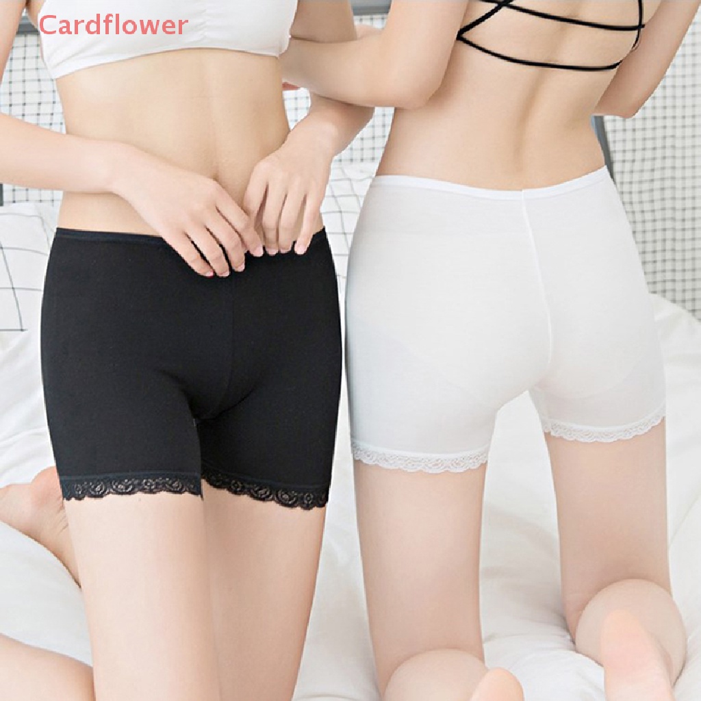 Quần Lót Ren Ngắn Mỏng Không Đường May < Cardflower > An Toàn Cho Nữ Mới