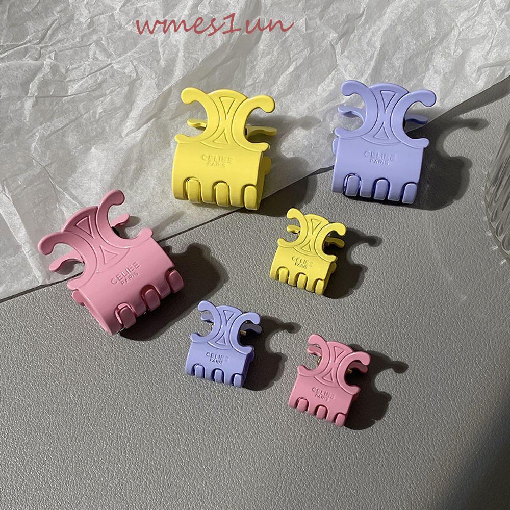 Kẹp Tóc Kim Loại Hình Chữ C Màu Sắc Ngọt Ngào WMES15H Cho Nữ