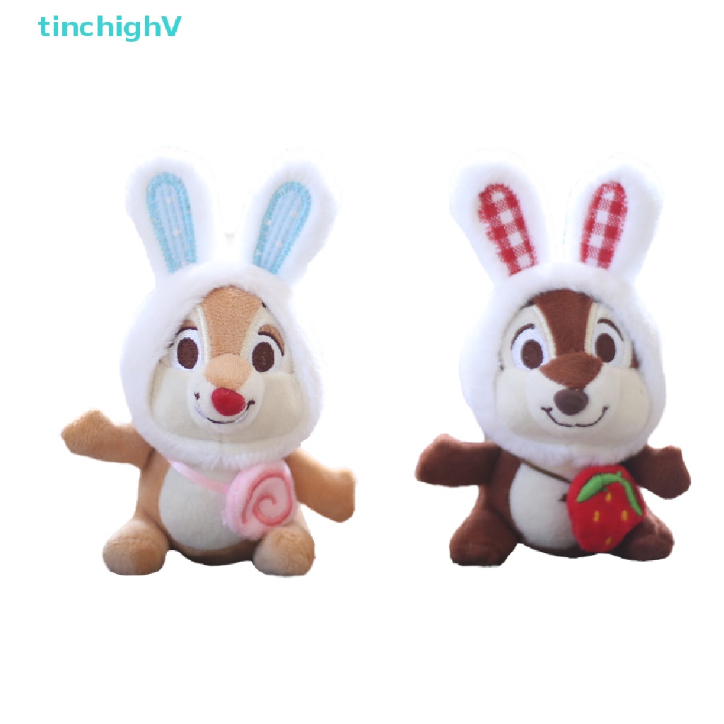 [TinchighV] Móc Khóa Thỏ Nhồi Bông Mềm Mại Hóa Trang Chip Dale Disney Đáng Yêu Làm Quà Tặng Cho Bé [Mới]
