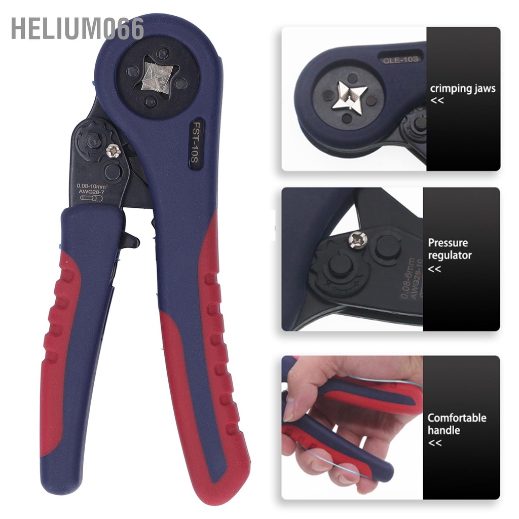 Helium066 Công cụ uốn đầu gia cố Tiết kiệm thời gian tiết công sức Kìm dây tự điều chỉnh cho máy móc xây dựng