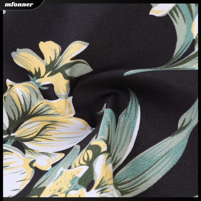 Áo Sơ Mi Ngắn Tay In Hoa Thời Trang Mùa Hè Giản Dị Dành Cho Nữ Và Nam