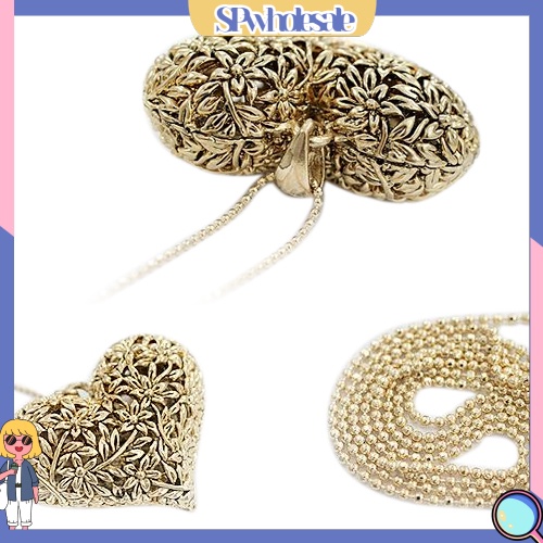 &lt;SPwholesale&gt; Vòng cổ Mặt Trái Tim Thời Trang Dành Cho Nữ