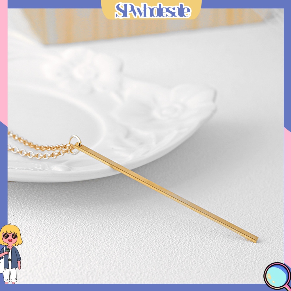 &lt;SPwholesale&gt; Vòng cổ Mặt Hình Thanh Dài Thời Trang Cho Nữ