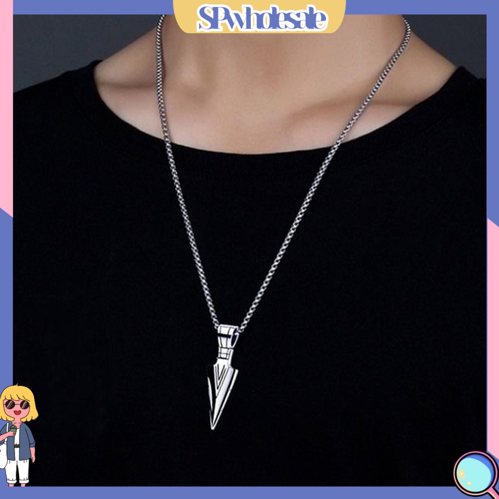 &lt;SPwholesale&gt; Vòng cổ Bằng Thép Không Gỉ Phong Cách Hip Hop Thời Trang Cho Nam