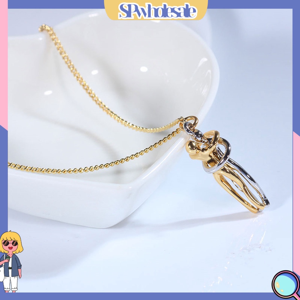 &lt;SPwholesale&gt; Vòng cổ Choker Mặt Hình Chữ Hug Cho Cặp Đôi