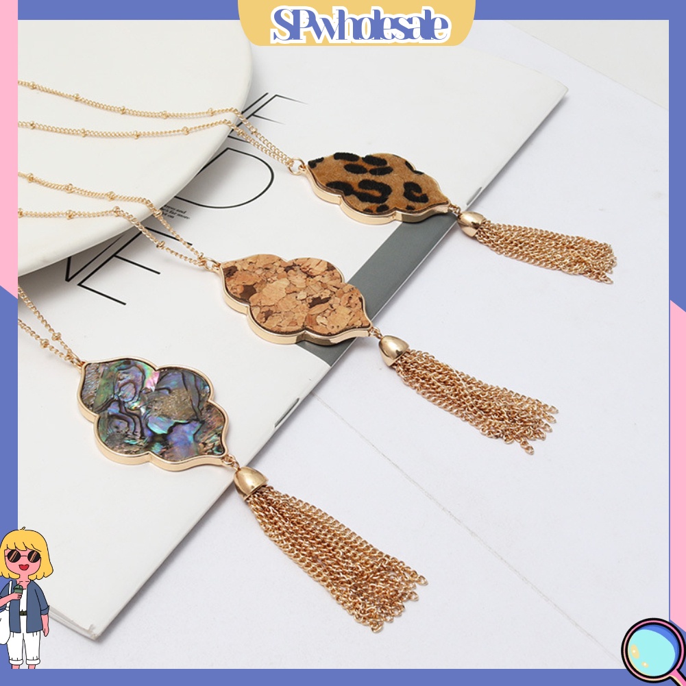 &lt;SPwholesale&gt; Vòng cổ Họa Tiết Da Báo Thời Trang Dành Cho Nữ