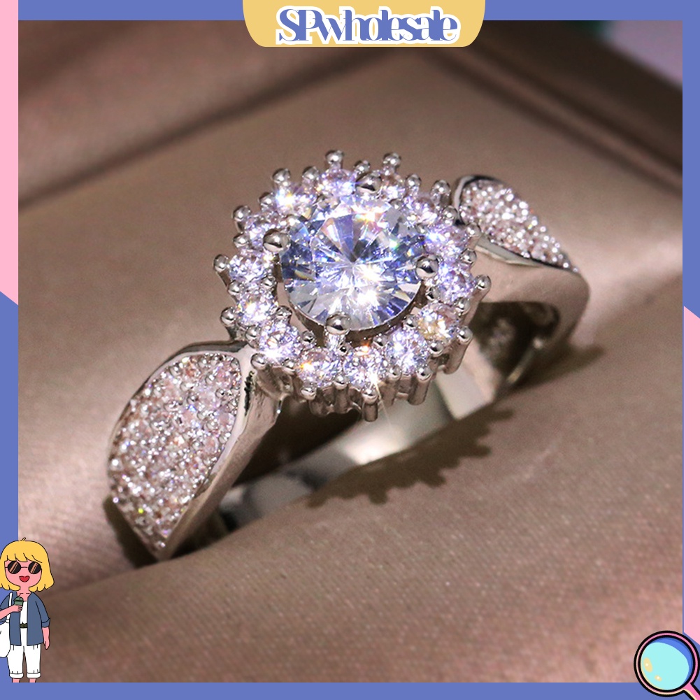 <SPwholesale> Nhẫn Đính Đá Sang Trọng Cho Nữ
