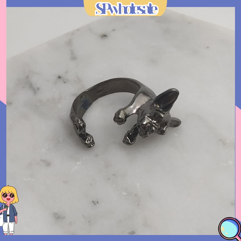 &lt;SPwholesale&gt; Nhẫn Hợp Kim Màu Sắc Sống Động Phong Cách Vintage Pháp Cho Nữ