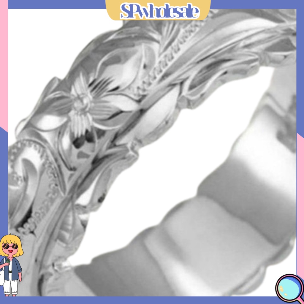 &lt;SPwholesale&gt; Nhẫn Hợp Kim Hình Hoa Hồng Thanh Lịch Cho Nữ