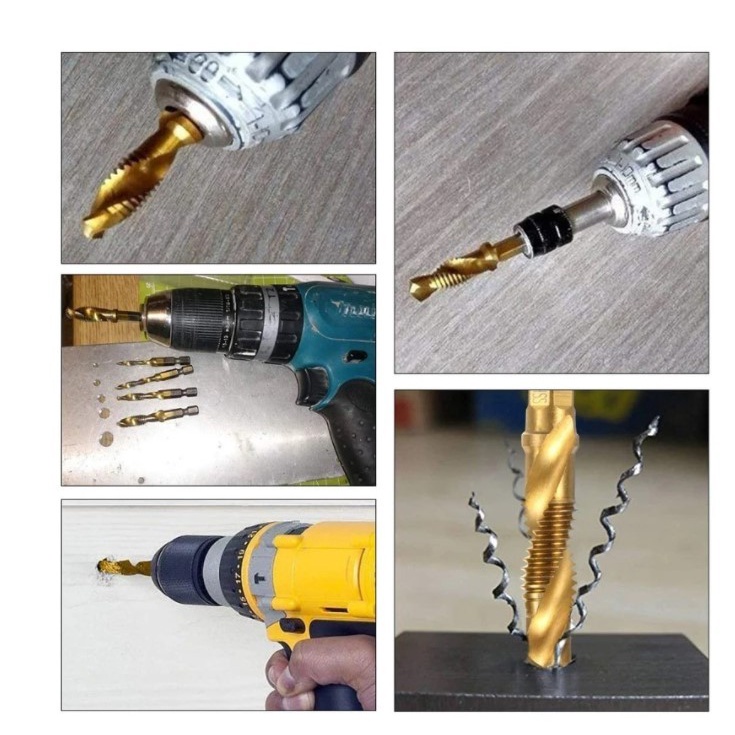Mũi Khoan Mạ Titan M3-M10 M3-M10 Chuyên Dụng Chất Lượng Cao