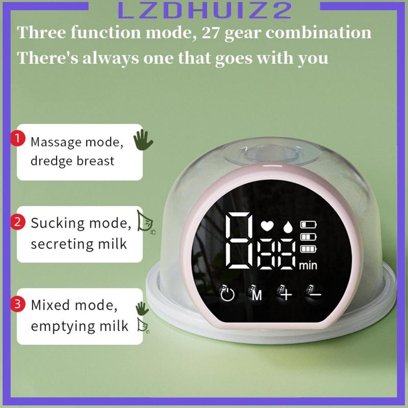 [Lzdhuiz] Áo Ngực Hút Sữa Đôi Bằng Điện Màu Hồng Nhạt