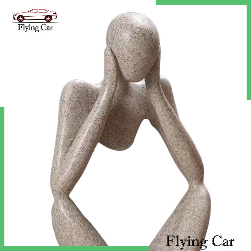 [Lzdjfmy2] Bức Tượng Người Suy Nghĩ Trừu Tượng Cho Kệ Sách