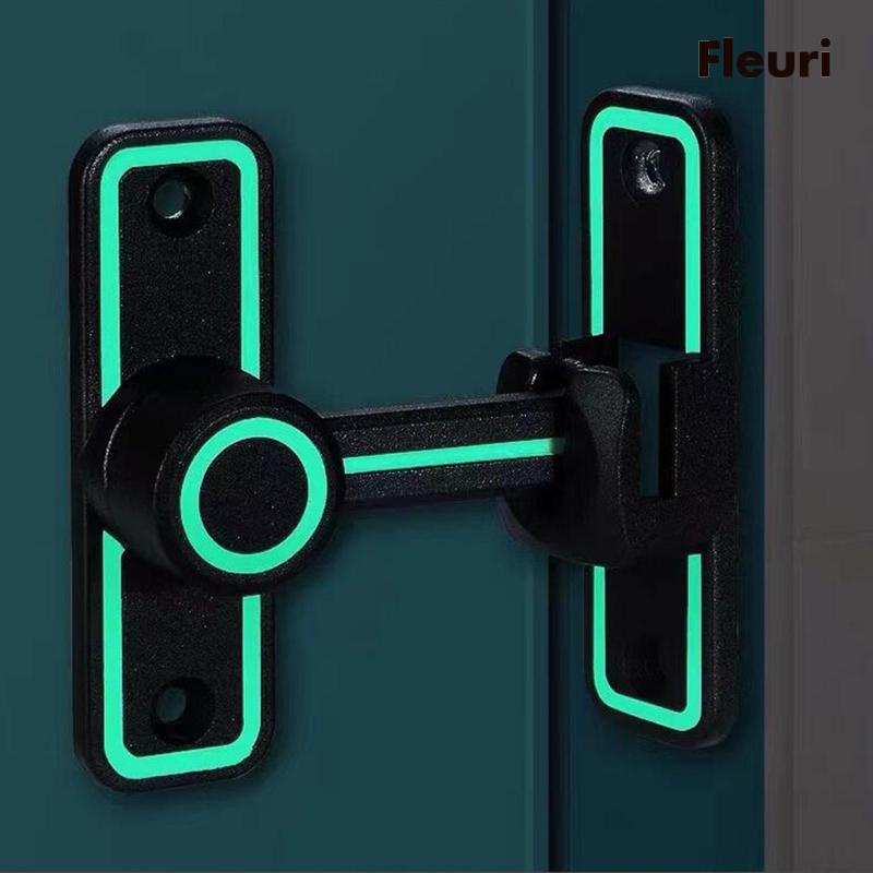 Chốt Khóa Cửa Lật Bằng Kim Loại Dạ Quang Chống Trượt Cho Phòng Tắm / Phòng Ngủ