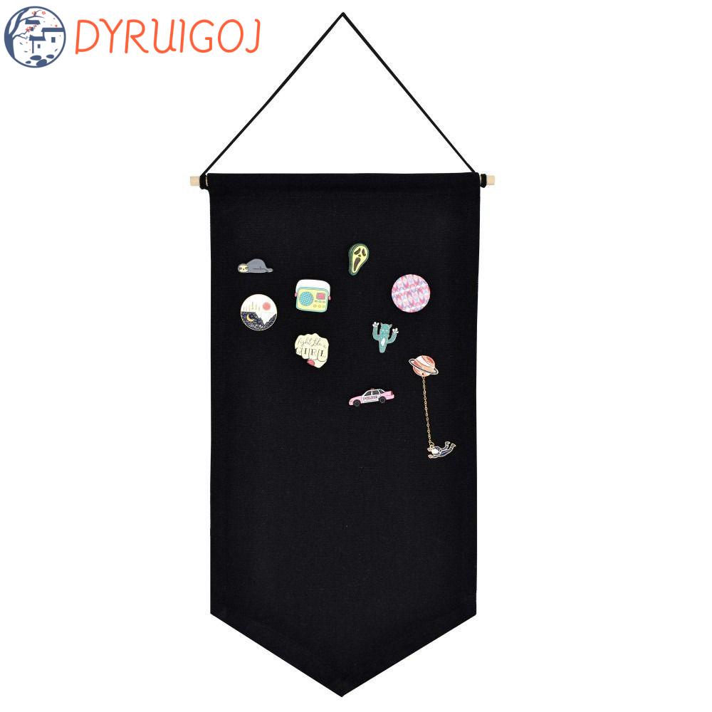 Giá Đỡ Huy Hiệu Treo Trang Trí Bằng Vải Bạt Trơn Sức Chứa Lớn Đa Năng