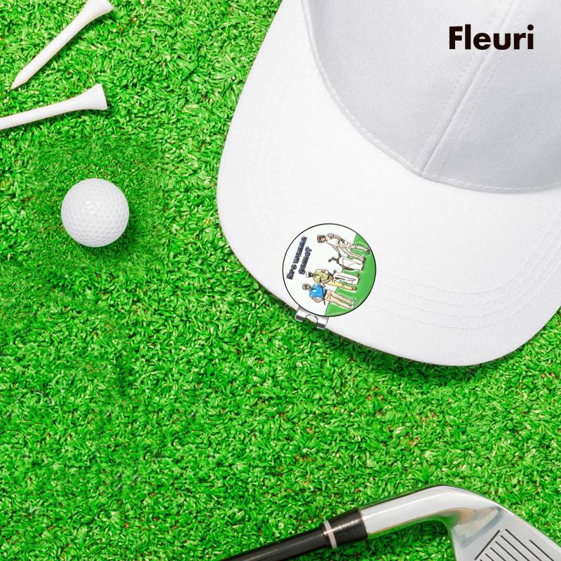 Kẹp Đánh Dấu Vị Trí Bóng Golf 25mm Có Thể Tháo Rời Tiện Dụng