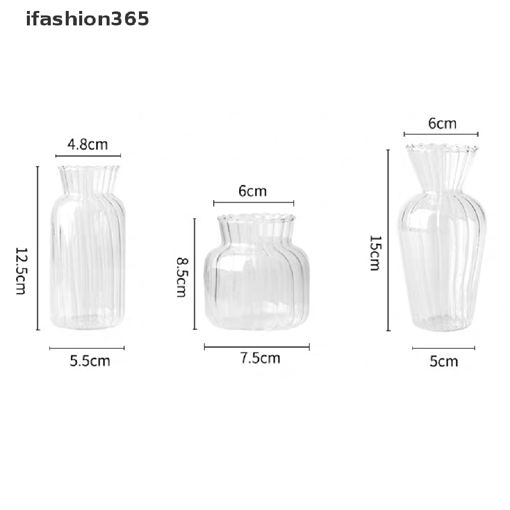 Lọ Hoa Thủy Tinh Trong Suốt Dùng Trang Trí Nhà Cửa 365