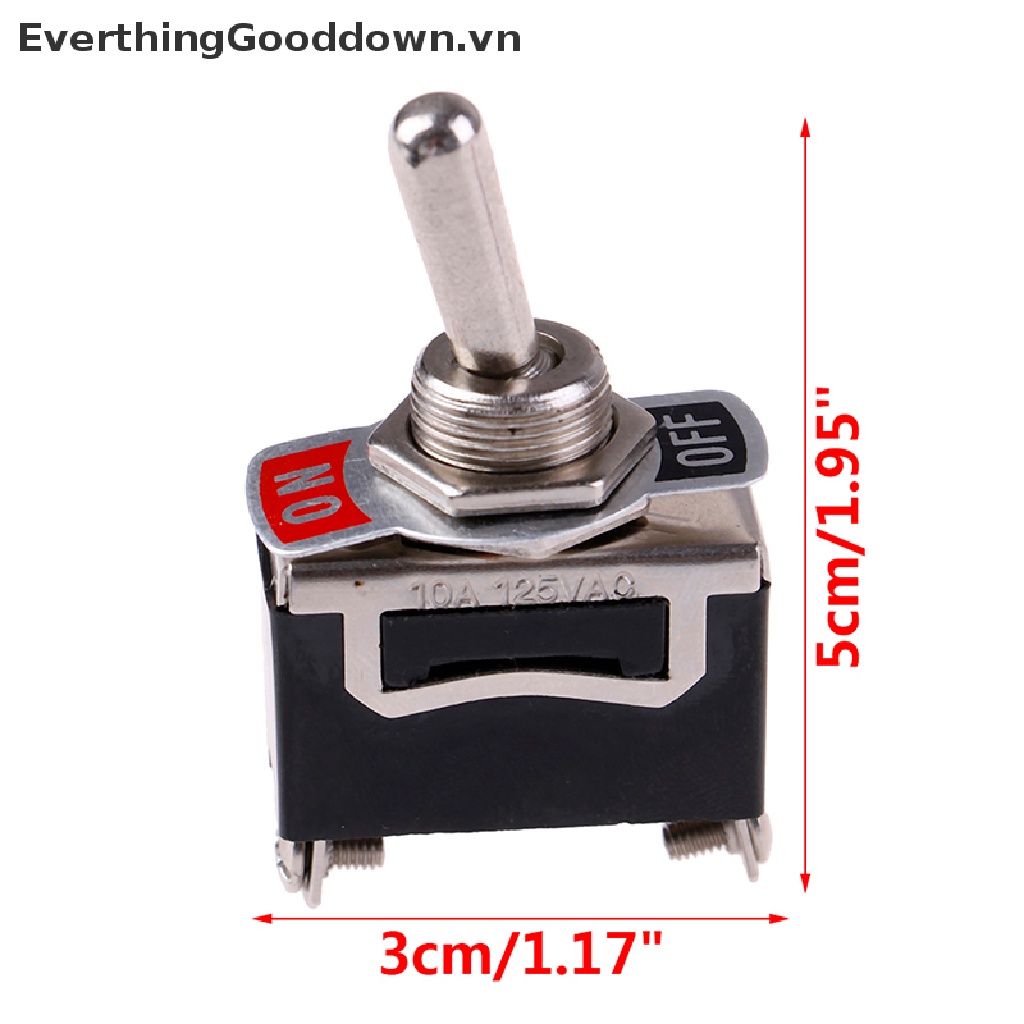 Everthinggood Vỏ Bọc Công Tắc Bật / Tắt Bằng Kim Loại Gắn Đèn Xe Hơi Có vn