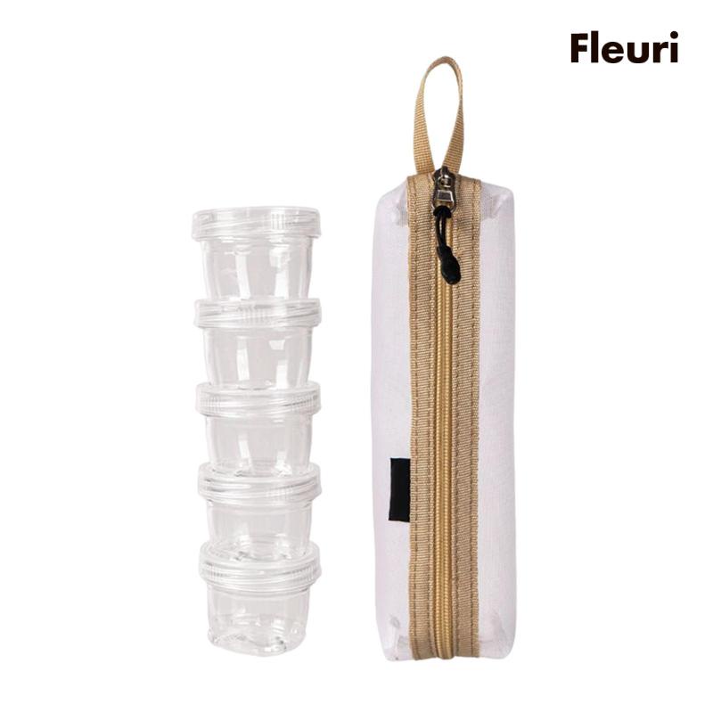 Set 5 Túi Đựng Gia Vị Mini Có Lỗ Đa Năng Cho Đi Du Lịch