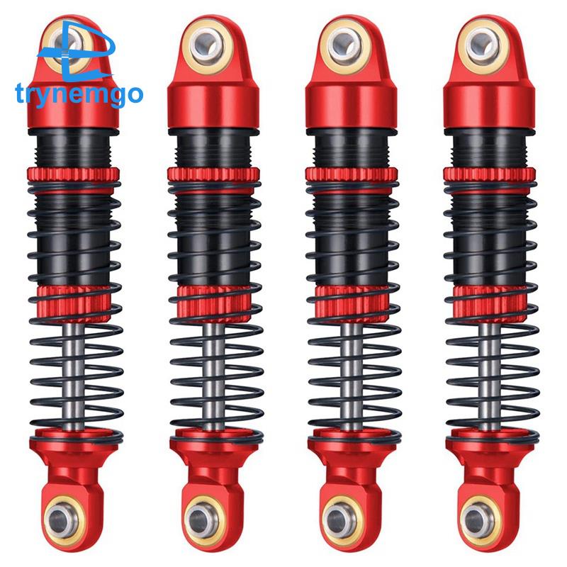 Set 4 Mô Hình Xe Hơi Leo Núi Bằng Hợp Kim Nhôm Có Thể Hấp Thụ Dầu 1 / 18 TRX-4M Đen