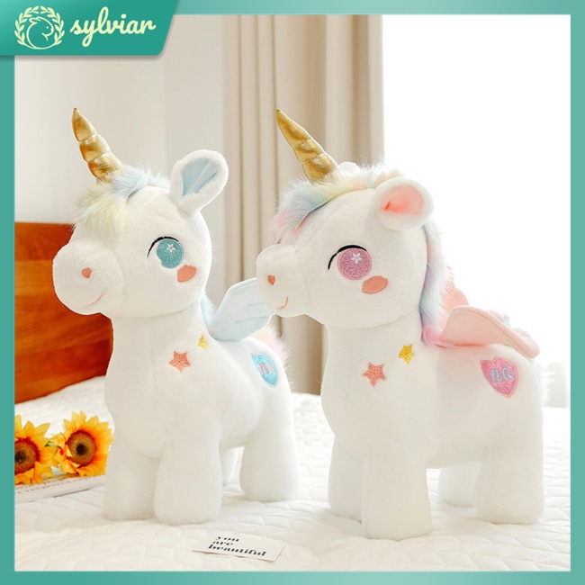 Thú Nhồi Bông Hình Kỳ Lân Mềm Mại Đáng Yêu Cho Bé