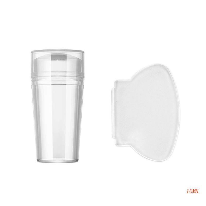 Bộ Dụng Cụ In Dấu Trang Trí Móng Tay Trong Suốt DIY