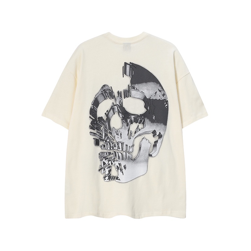 Áo Thun Cotton Tay Ngắn Plus Size Unisex