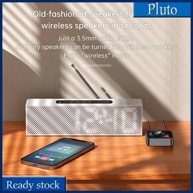 Bộ Thu Tín Hiệu Âm Thanh Nfc Bluetooth 5.1 3.5mm Aux Rca Cho Loa Xe Hơi