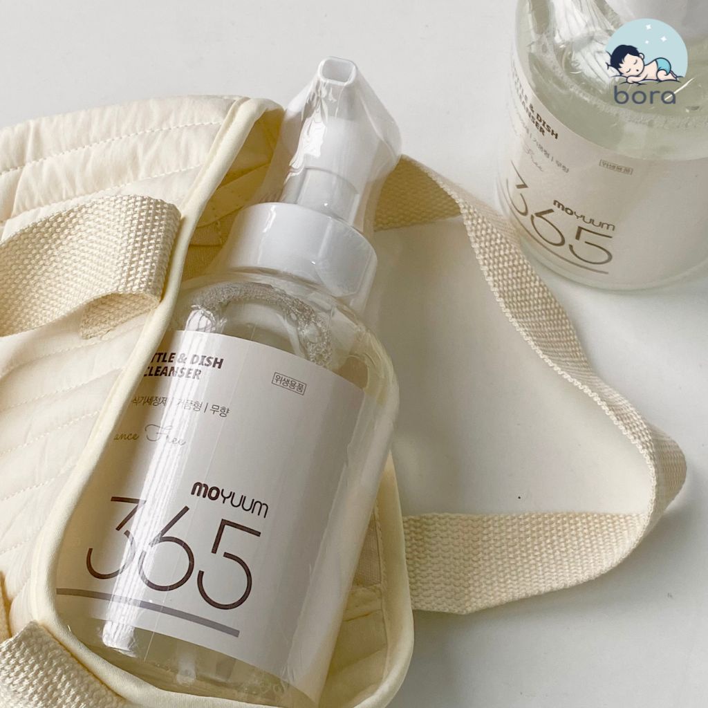 Nước rửa bình sữa Moyuum 365 dạng bọt 500ml