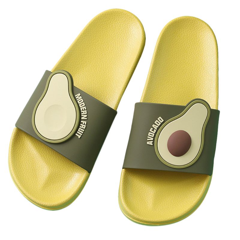 Youyo Dép Kẹp Đi Biển Chống Trượt Sáng Mùa Hè Hình Trái Bơ Dễ Thương Cho Cặp