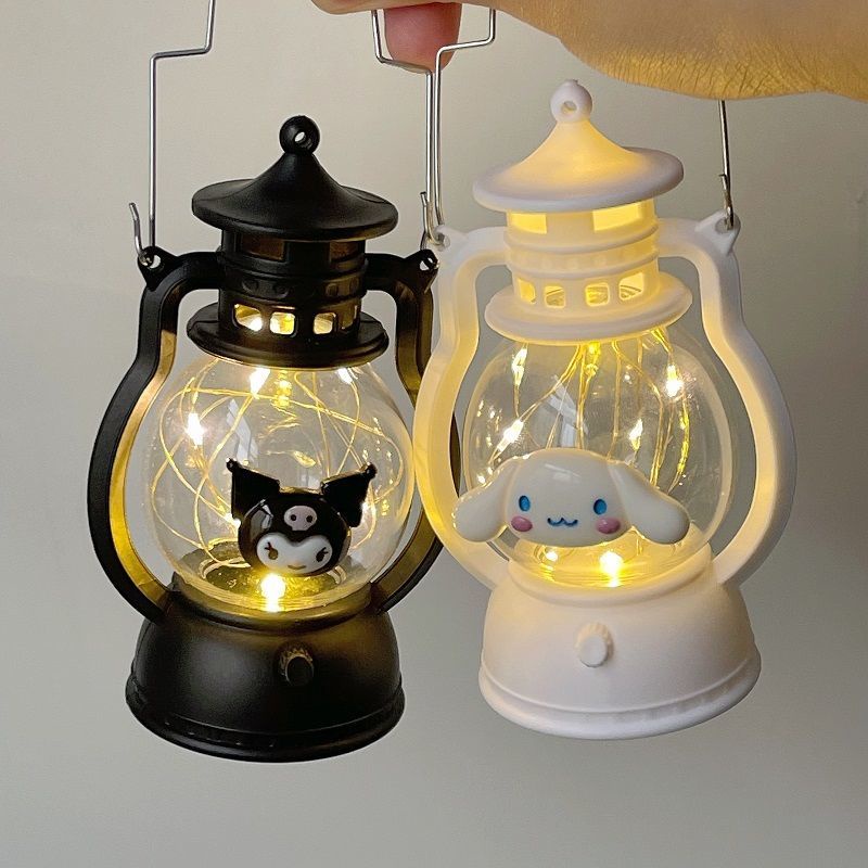 Sanrio Đèn Ngủ Led Kích Thước Nhỏ Tự Làm Hình Kuromi Cinnamoroll Kiểu Retro Trang Trí Nhà Cửa