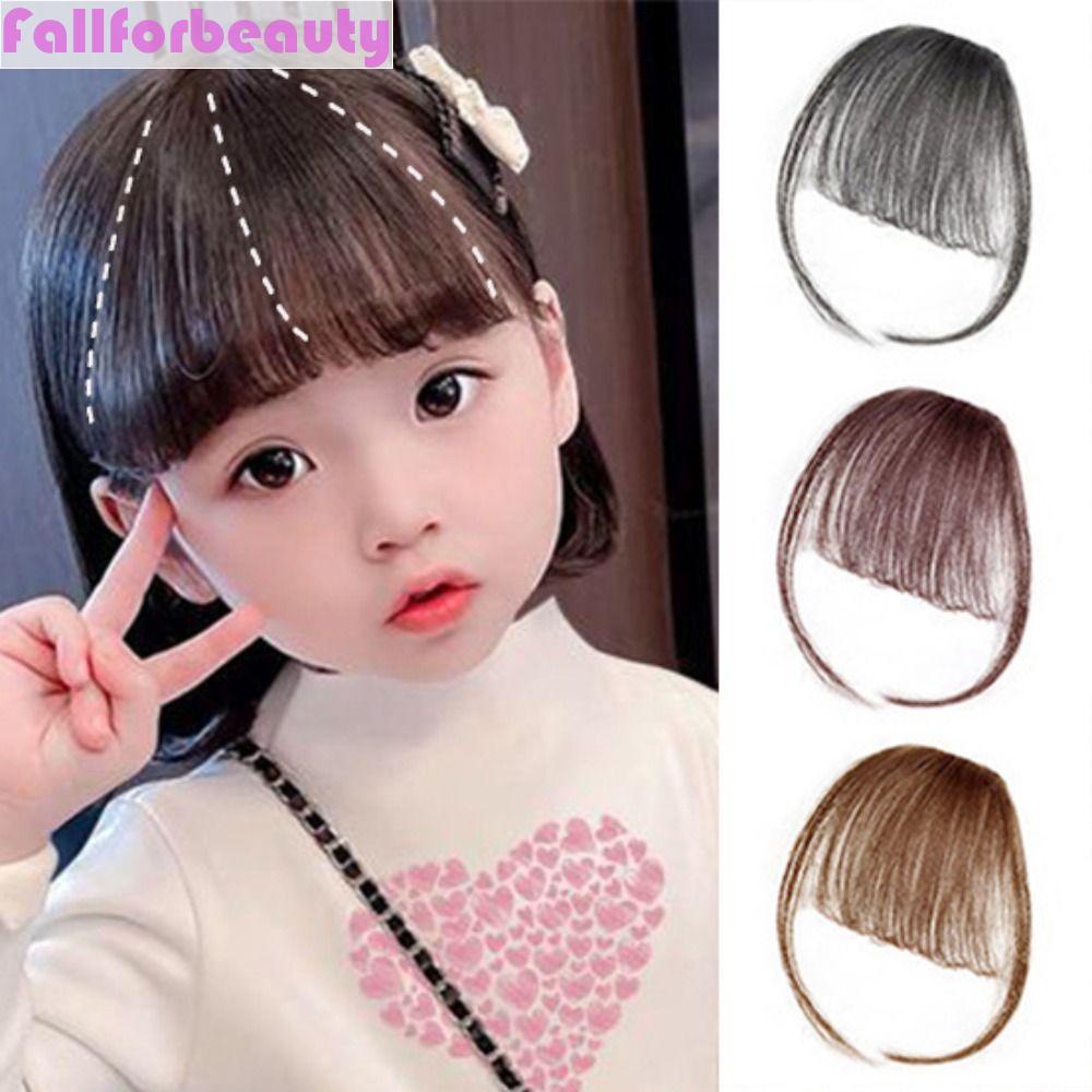 Tóc Mái Giả 3D Bằng Sợi Tổng Hợp Chịu Nhiệt Dành Cho Trẻ Em