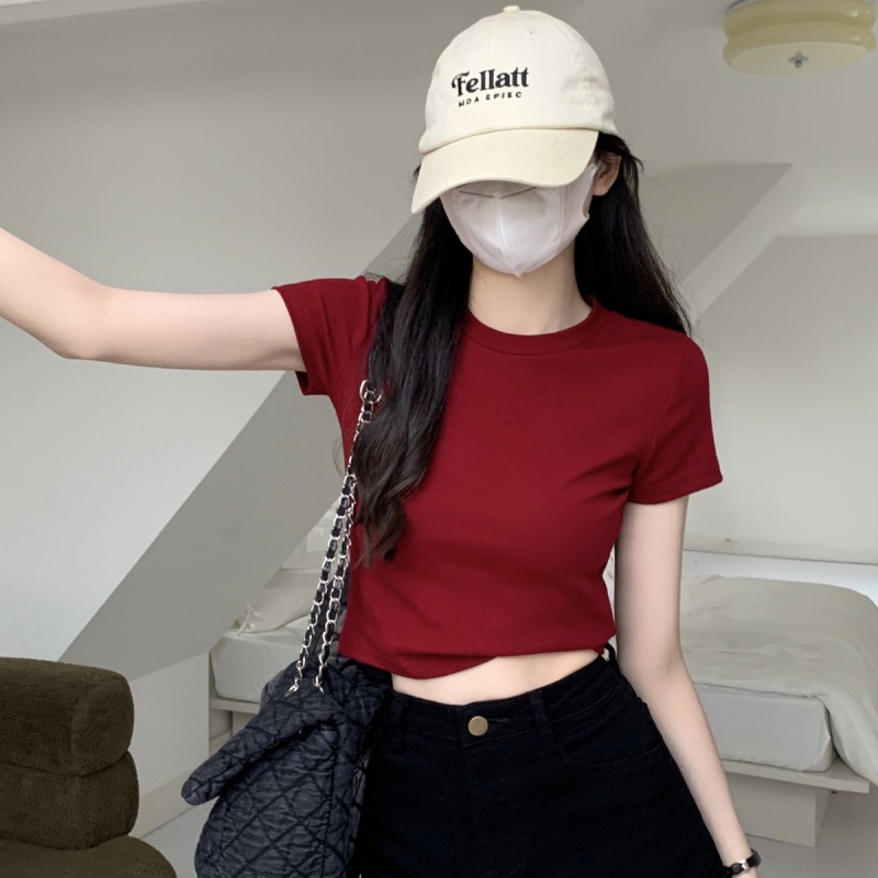 Áo thun NZN cắt xẻ màu trơn thời trang