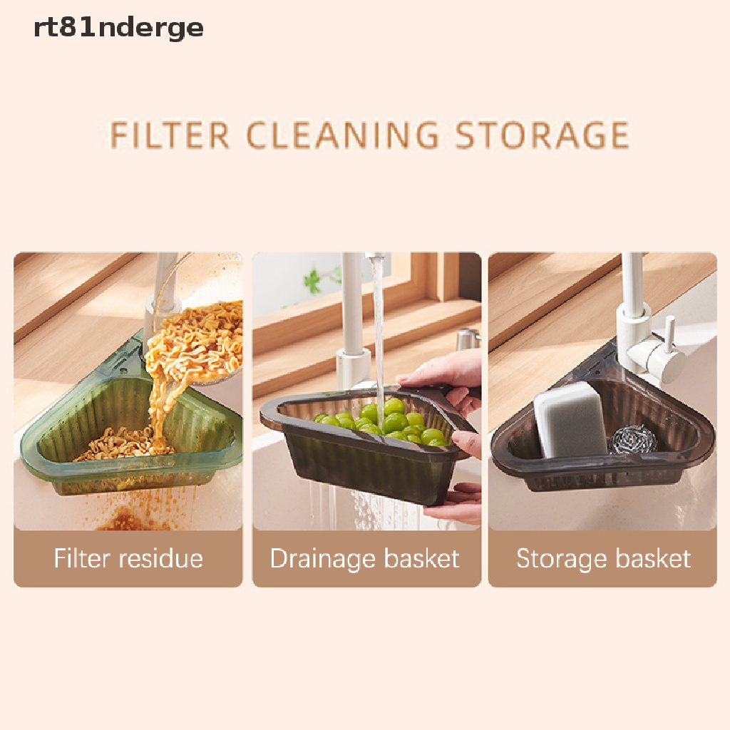 Rổ Tam Giác Đựng Đồ Lọc Rác Gắn Bồn Rửa Chén Đa Năng