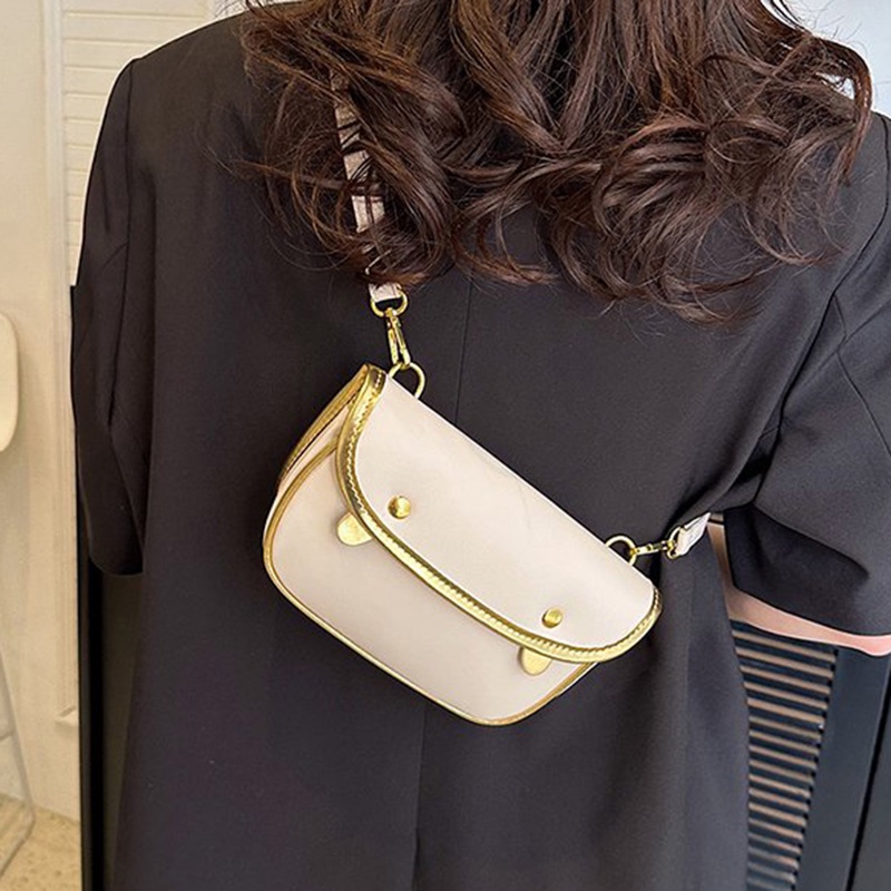 Ielgy Túi Đeo Chéo Khóa Nam Châm Màu Vàng Chất Lượng Cao Đơn Giản Và Có Thể Điều Chỉnh Nhiều Cách Khác Nhau